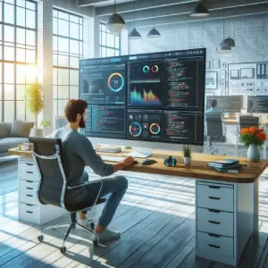 Professional custom website development services building modern business websites